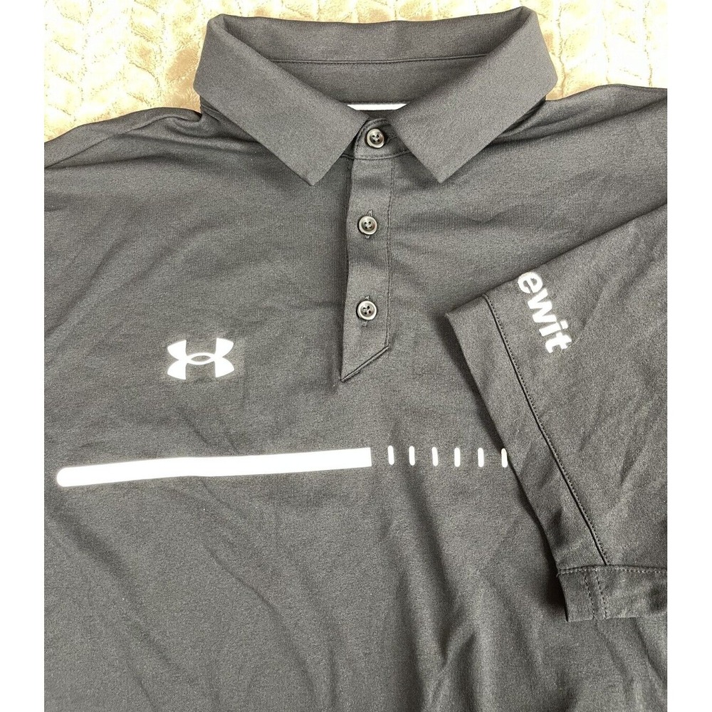Under Armour Polo Mens M Black‎ Loose Fit